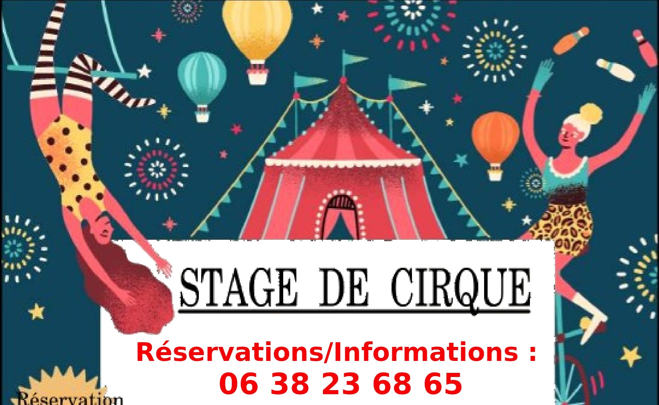 stage CIRQUE vacances Février